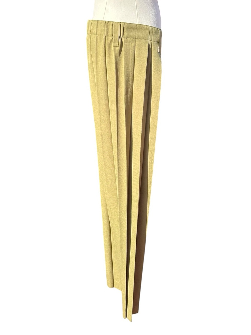 Men Homme Issey Miyake Green Khaki Edge Ensemble Trousers Size 3 - Picture 6 of 16